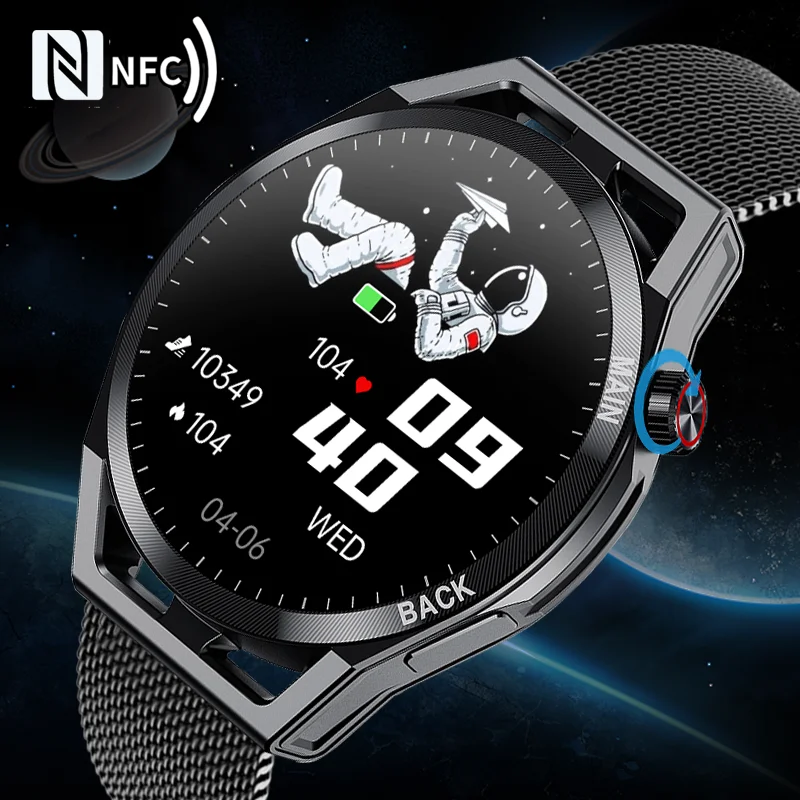 NFC Music Control Smart Watch Men Bluetooth Dail Call Smartwatch For Huawei Apple Sports Digital Watches Waterproof Wristwatch
NFC Music Control Smart Watch Men Bluetooth Dail Call Smartwatch For Huawei Apple Sports Digital Watches Waterproof Wristwatch