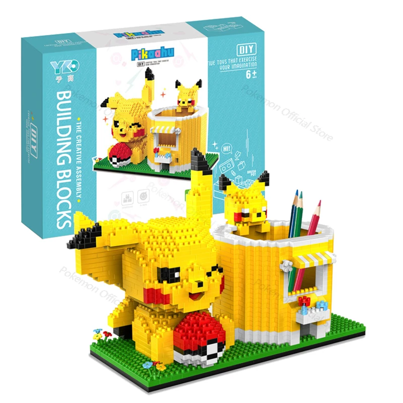 3D Creativity Pokemon Pikachu Pen Holder Series Creative Mini Blocks Kids Funny Toy Bricks Action Figure Toys for Children Gifts
3D Creativity Pokemon Pikachu Pen Holder Series Creative Mini Blocks Kids Funny Toy Bricks Action Figure Toys for Children Gifts