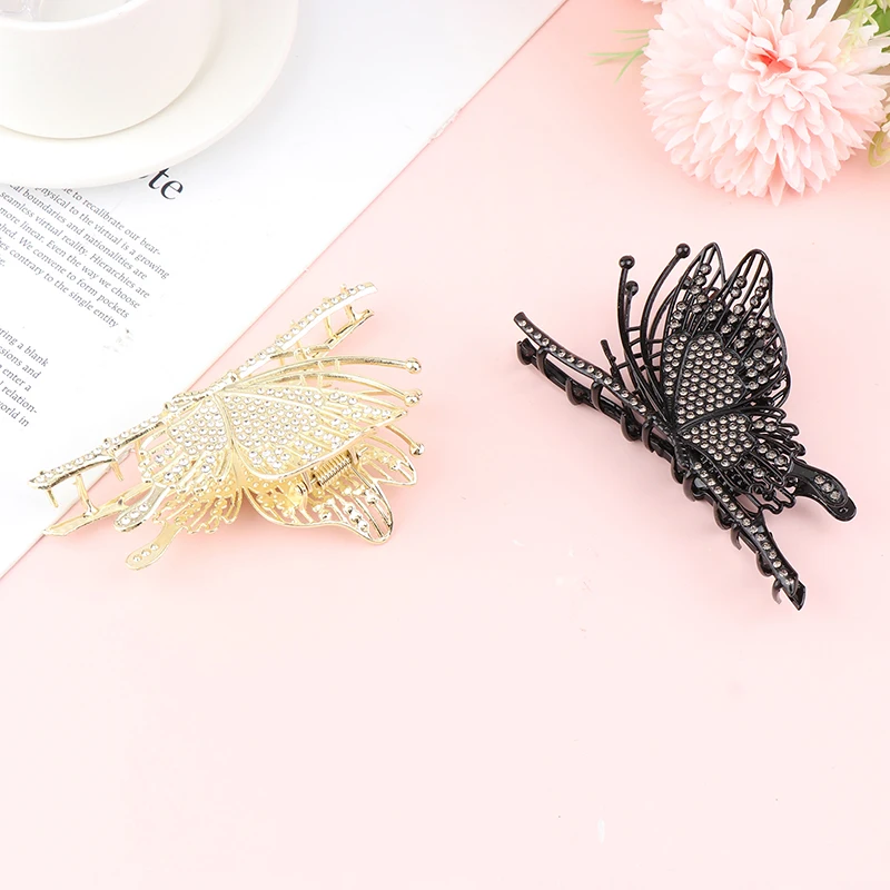 New super flash delicate butterfly metal back of the head grip clip headdress decoration set diamond shark clip
New super flash delicate butterfly metal back of the head grip clip headdress decoration set diamond shark clip