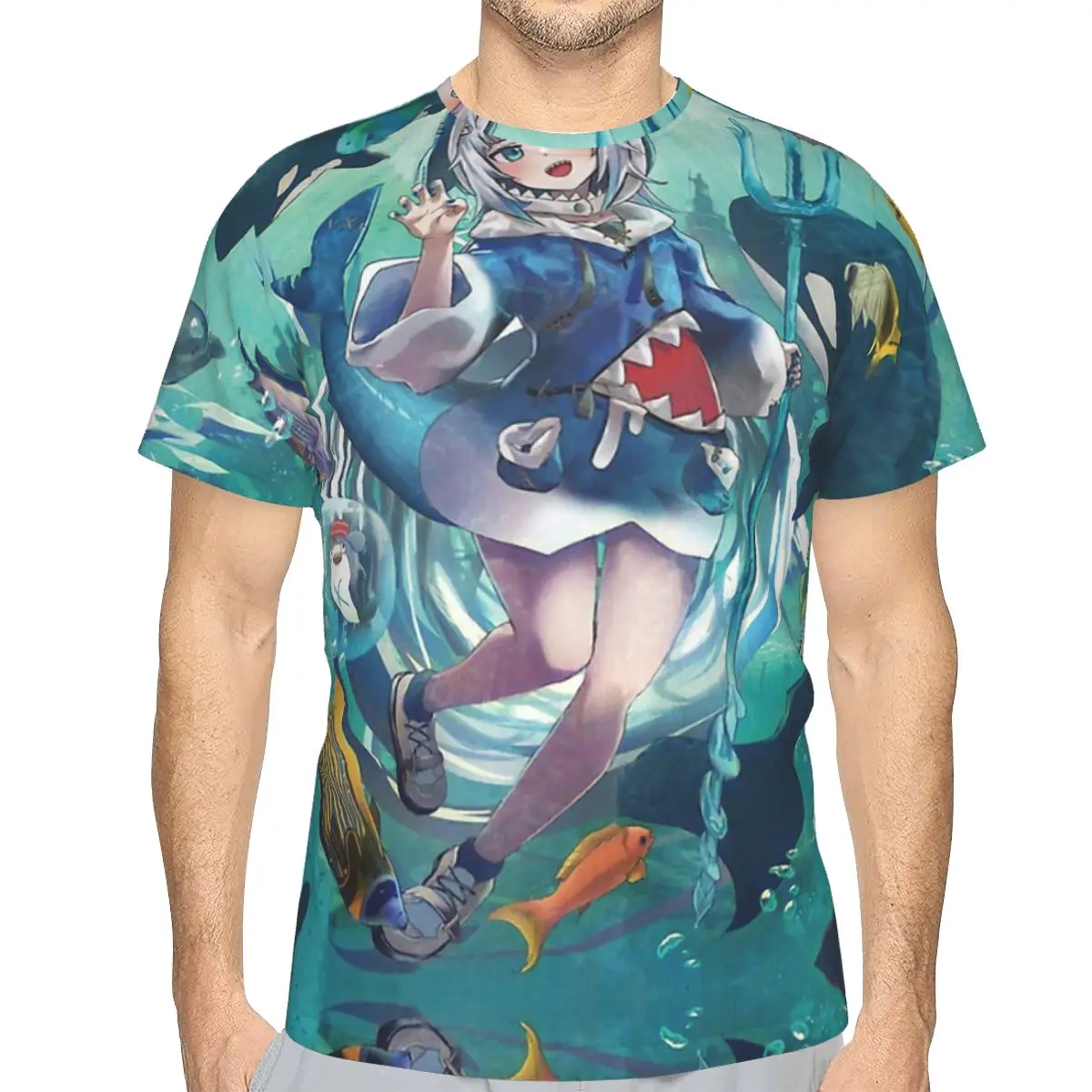 Hololive Virtual Host Group Box Polyester 3D TShirt for Men Gura And Dolphins Basic Leisure Sweatshirts Thin T Shirt Novelty
Hololive Virtual Host Group Box Polyester 3D TShirt for Men Gura And Dolphins Basic Leisure Sweatshirts Thin T Shirt Novelty