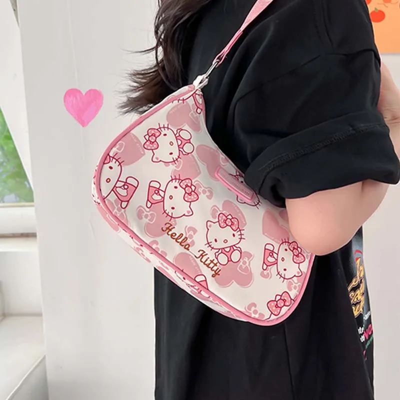 Sanrio Shoulder Bag Hello Kitty My Melody Kuromi Sweet Cute Handbag Zipper Shoulder Bag Cosmetics Phone Bag Girl Garniture Gift
Sanrio Shoulder Bag Hello Kitty My Melody Kuromi Sweet Cute Handbag Zipper Shoulder Bag Cosmetics Phone Bag Girl Garniture Gift