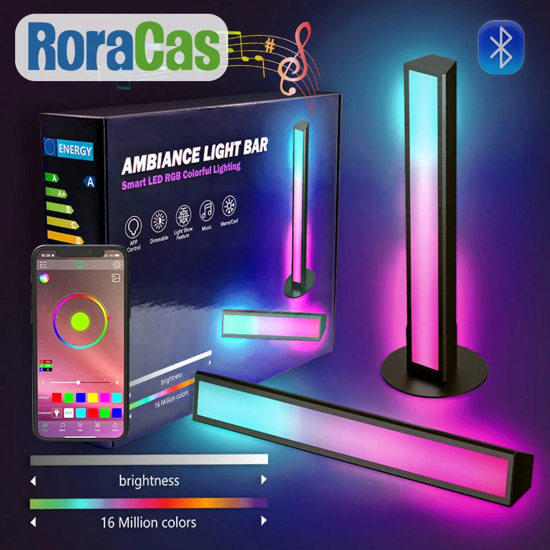 Умсветильник светодиодные полосы, настольная лампа RGB с подсветкой и синхронизацией музыки, с адаптером, для ТВ, ПК, игр, вечеринок, декора ко...
Умсветильник светодиодные полосы, настольная лампа RGB с подсветкой и синхронизацией музыки, с адаптером, для ТВ, ПК, игр, вечеринок, декора ко...