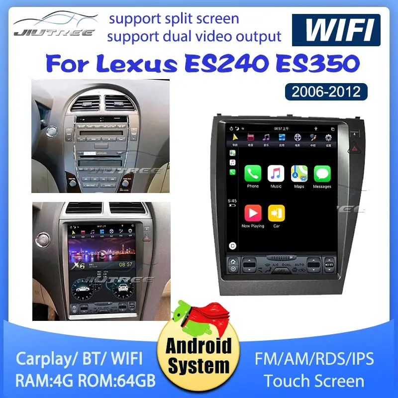 Автомобильный радиоприемник 12,1 дюймов Android для Lexus ES240 ES350 2006 2007 2008-2012 GPS-навигация Стерео Авторадио Carplay Tesla головное устройство
Автомобильный радиоприемник 12,1 дюймов Android для Lexus ES240 ES350 2006 2007 2008-2012 GPS-навигация Стерео Авторадио Carplay Tesla головное устройство