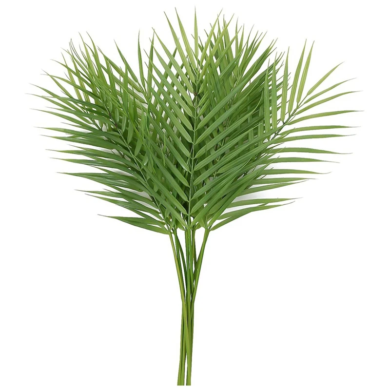 10 Pcs Artificial Areca Palm Leaves Stems Faux Palm Leaf Greenery Tropical Palm Tree Leaves Plants Faux Monstera Leaves
10 Pcs Artificial Areca Palm Leaves Stems Faux Palm Leaf Greenery Tropical Palm Tree Leaves Plants Faux Monstera Leaves