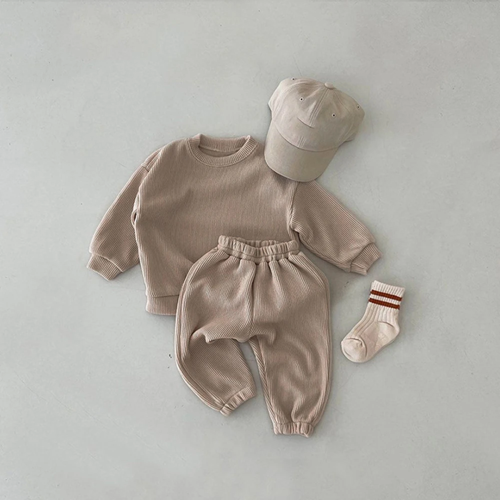 Melario Autumn Baby Clothing Set Solid Cotton Hooded Sweatshirt + Pants Sets Toddler Infant Suit Baby Boy Girl Casual Clothes
Melario Autumn Baby Clothing Set Solid Cotton Hooded Sweatshirt + Pants Sets Toddler Infant Suit Baby Boy Girl Casual Clothes