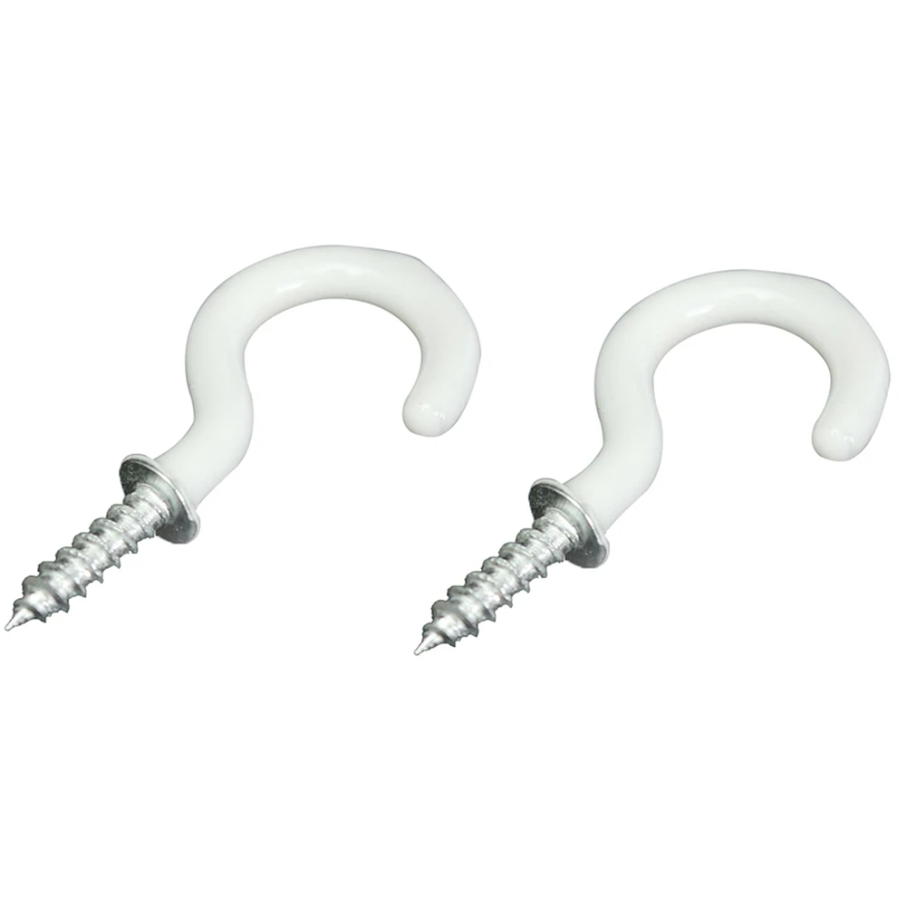 40X PVC Coated Stainless Steel Screw in Cup Hooks Ring Plant Jewelry Hanger Holder Dining Bar Tool S
40X PVC Coated Stainless Steel Screw in Cup Hooks Ring Plant Jewelry Hanger Holder Dining Bar Tool S