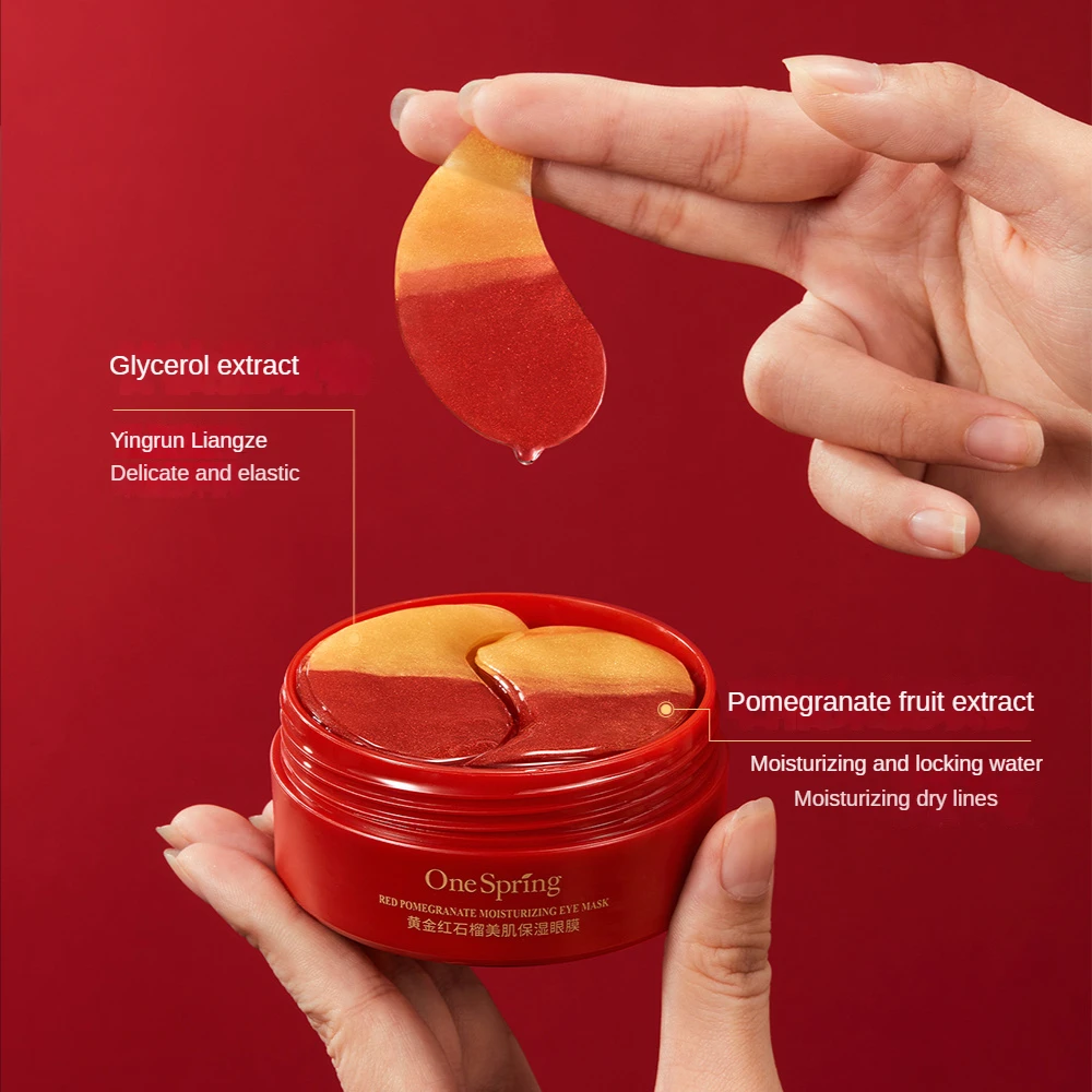 60Pcs/30Pair Golden Pomegranate Moisturizing Eye Mask Serum Whitening Nourishing Firming Anti Aging Dark Circle Freckle Removal
60Pcs/30Pair Golden Pomegranate Moisturizing Eye Mask Serum Whitening Nourishing Firming Anti Aging Dark Circle Freckle Removal
