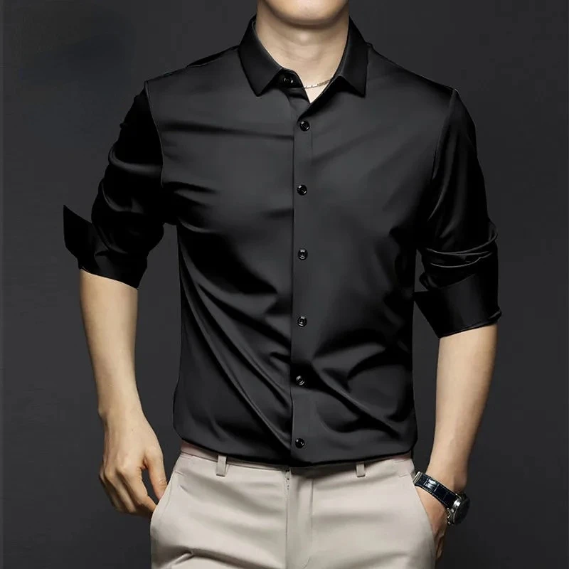 Высокое качество рубашки для мужчин одежда Ropa Camisas De Hombre эластичные Blusas Chemise Homme блузки с длинным рукавом Camisa Masculina
Высокое качество рубашки для мужчин одежда Ropa Camisas De Hombre эластичные Blusas Chemise Homme блузки с длинным рукавом Camisa Masculina
