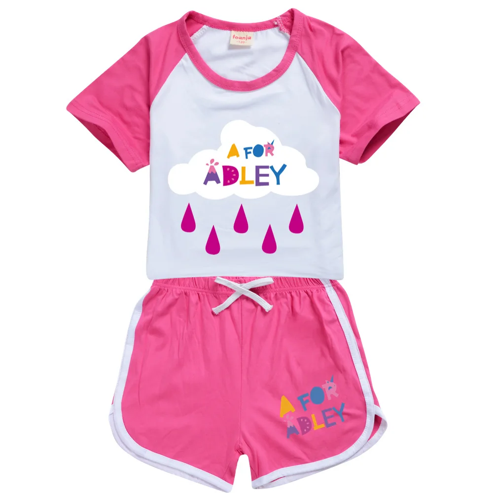 Детские костюмы A для Adley, летняя футболка с коротким рукавом и шорты для маленьких девочек и мальчиков, хлопковая спортивная одежда, детская спортивная одежда
Детские костюмы A для Adley, летняя футболка с коротким рукавом и шорты для маленьких девочек и мальчиков, хлопковая спортивная одежда, детская спортивная одежда
