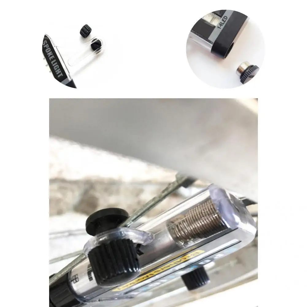 Tire Hub Light Practical Accessory Water-proof Bike Wheel Spoke Lights for Refit Spoke Light Wheel Lights
Tire Hub Light Practical Accessory Water-proof Bike Wheel Spoke Lights for Refit Spoke Light Wheel Lights