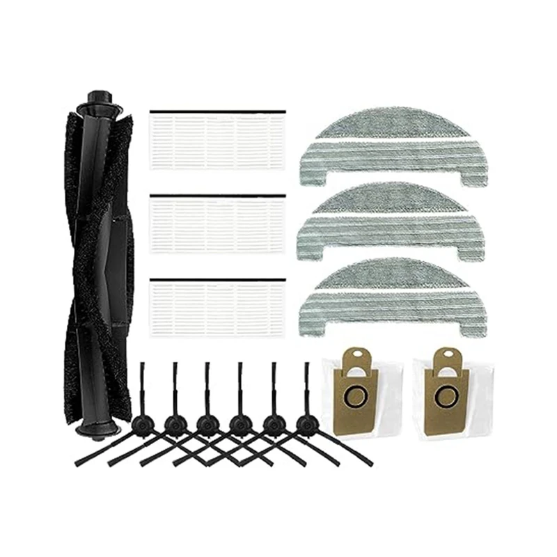 Suitable For Pushanic M8pro Sweeper Replacement Accessories Cleaning Rag Main Brush Side Brush Filter Dust Bag Garbage Bag 
Suitable For Pushanic M8pro Sweeper Replacement Accessories Cleaning Rag Main Brush Side Brush Filter Dust Bag Garbage Bag