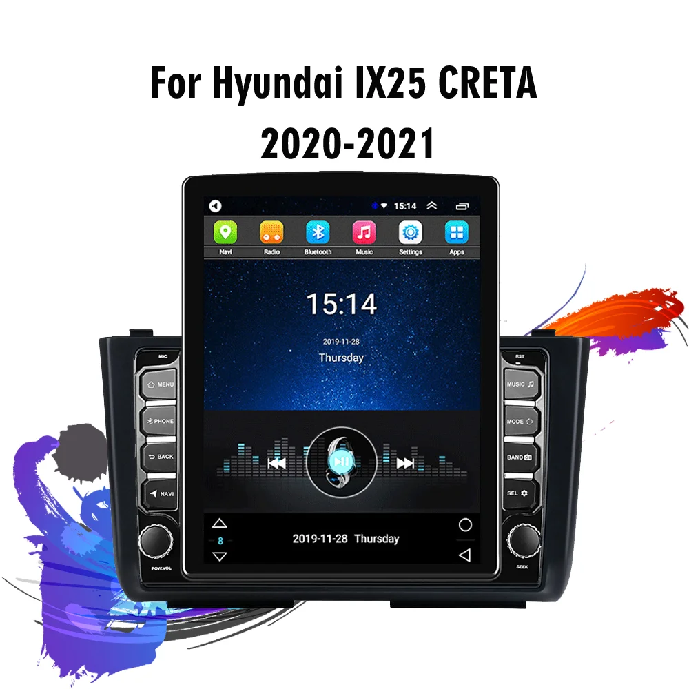For Hyundai IX25 Creta 2020 2021 9.7" Tesla Screen Car Multimedia Player GPS Navigator 4G Carplay Android Stereo Head Unit
For Hyundai IX25 Creta 2020 2021 9.7" Tesla Screen Car Multimedia Player GPS Navigator 4G Carplay Android Stereo Head Unit
