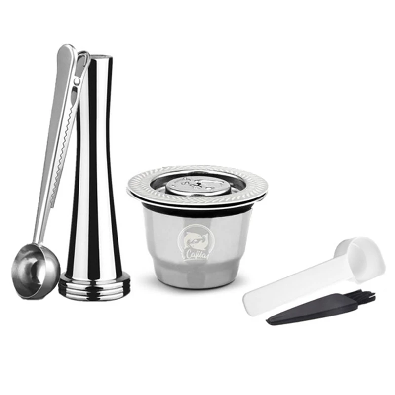For Nespresso Reutilisable Refillable Capsule Crema Espresso Reusable Refillable Coffee Filter
For Nespresso Reutilisable Refillable Capsule Crema Espresso Reusable Refillable Coffee Filter