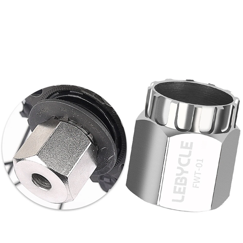 Bicycle Lockring Sleeve Cassette Flywheel Removal Freewheel Remover Repair Tool Cassette Gear Disassembly Installation Sleeve
Bicycle Lockring Sleeve Cassette Flywheel Removal Freewheel Remover Repair Tool Cassette Gear Disassembly Installation Sleeve