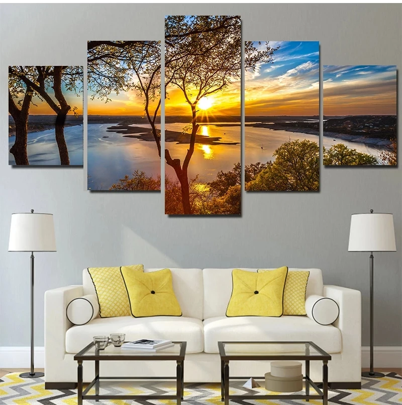 Beautiful Sunrise Natural Landscape Posters Wall Art Canvas Painting 5 Panel Hd Print Painting Modern Home Decor
Beautiful Sunrise Natural Landscape Posters Wall Art Canvas Painting 5 Panel Hd Print Painting Modern Home Decor
