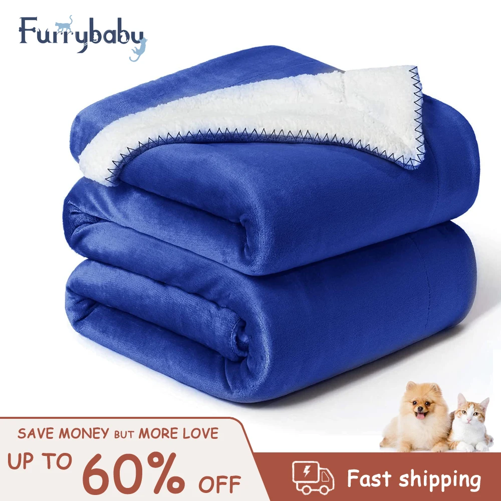 Waterproof Pet Blanket Liquid Pee Proof Dog Blankets For Sofa Bed Couch Water-Resistant Sherpa Fleece Furniture Protector Cover
Waterproof Pet Blanket Liquid Pee Proof Dog Blankets For Sofa Bed Couch Water-Resistant Sherpa Fleece Furniture Protector Cover