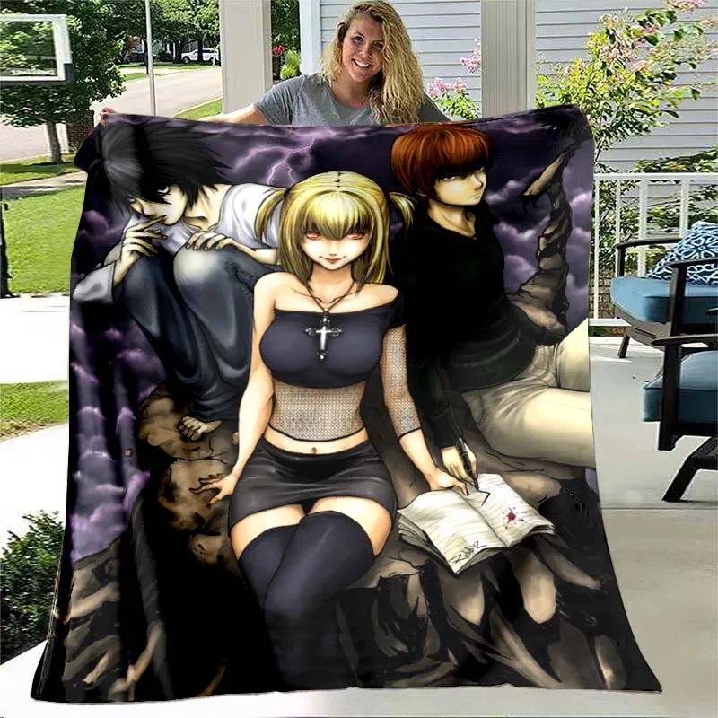 Death Note Anime Characters Print Blanket Bedroom Living Room Office Beautify Decoration As Gifts for Friends and Family Child
Death Note Anime Characters Print Blanket Bedroom Living Room Office Beautify Decoration As Gifts for Friends and Family Child