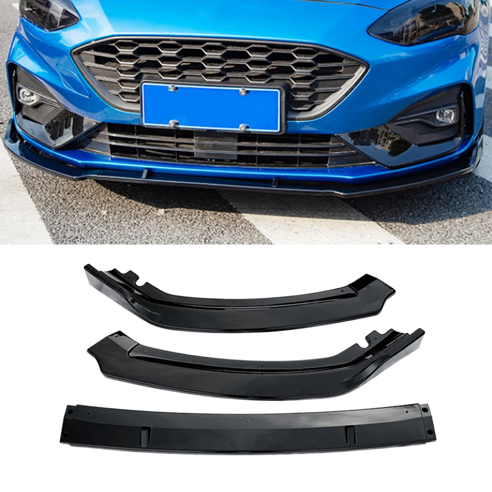 For Ford Focus 2018 2019 2020 2021 3PCS Car Front Bumper Lip Body Kit Spoiler Splitter ABS Bumper Canard Bar Guard Auto Chin
For Ford Focus 2018 2019 2020 2021 3PCS Car Front Bumper Lip Body Kit Spoiler Splitter ABS Bumper Canard Bar Guard Auto Chin