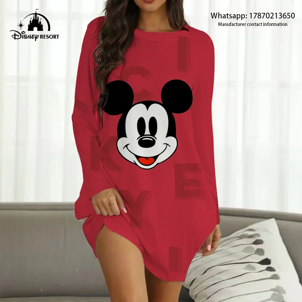 Disney Fashion Women's Luxury Party Mickey and Minnie Dresses Kawaii Mini Skirts Women's 2022 Women's Sweater Dresses
Disney Fashion Women's Luxury Party Mickey and Minnie Dresses Kawaii Mini Skirts Women's 2022 Women's Sweater Dresses
