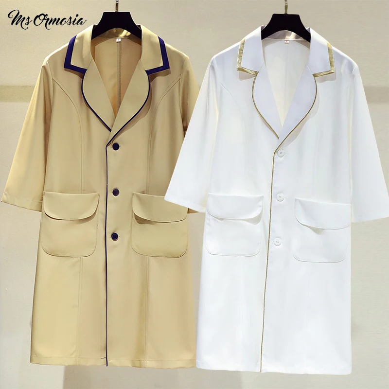 Women Adult Cosplay Costume Lapel Collar 3/4 Sleeve Scrubs Lab Medical Nurse Doctor Uniform Dress Pharmacy Lab Coat Work Wear
Women Adult Cosplay Costume Lapel Collar 3/4 Sleeve Scrubs Lab Medical Nurse Doctor Uniform Dress Pharmacy Lab Coat Work Wear