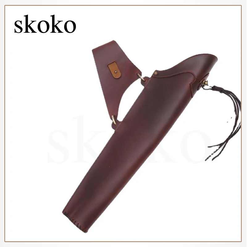 Outdoor Archery Recurve Competitive Bow And Arrow Traditional Bow Quiver Waist Crotch Quiver Retro Leather Quiver
Outdoor Archery Recurve Competitive Bow And Arrow Traditional Bow Quiver Waist Crotch Quiver Retro Leather Quiver