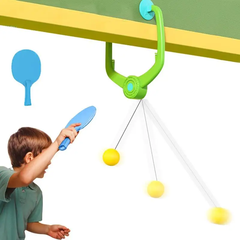 Suspended Ball Trainer 2 Racket & 3 Practice Ball Hanging Table Tennis Trainer Indoor Table Tennis Self-Training Set No Table Or
Suspended Ball Trainer 2 Racket & 3 Practice Ball Hanging Table Tennis Trainer Indoor Table Tennis Self-Training Set No Table Or
