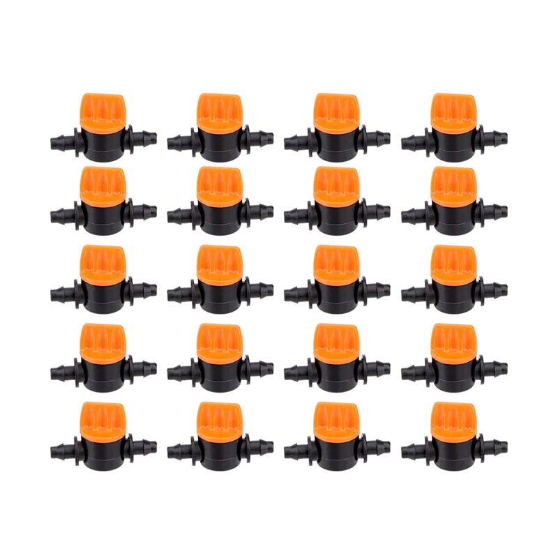 50Pcs 1/4Inch Pipe Mini Valve 4/7Mm Hose Controller Barbed Adapter Agriculture Drip Irrigation Watering System Fitting
50Pcs 1/4Inch Pipe Mini Valve 4/7Mm Hose Controller Barbed Adapter Agriculture Drip Irrigation Watering System Fitting