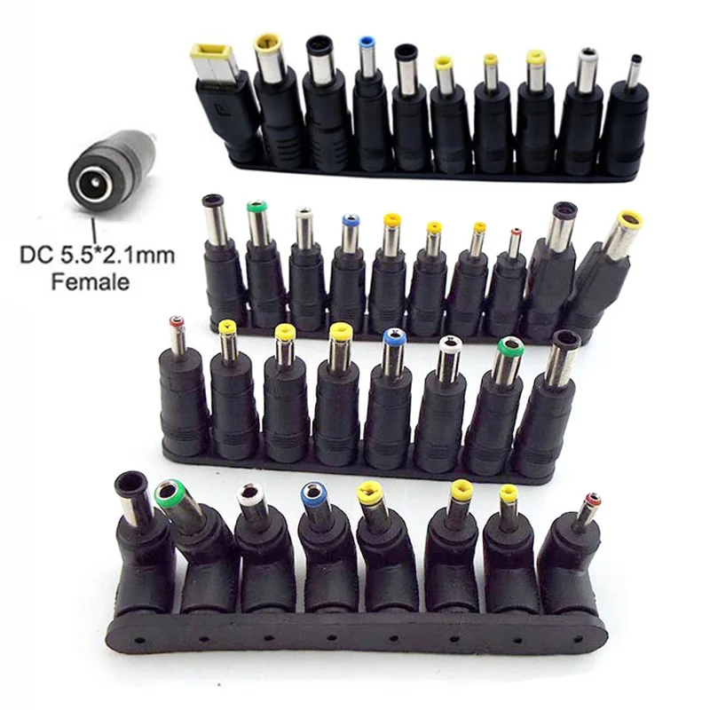Universal 5.5x2.1mm DC Female to Male AC Power Plug Supply Adapter Tips Connector Kits for Thinkpad Laptop Jack Sets Right Angle
Universal 5.5x2.1mm DC Female to Male AC Power Plug Supply Adapter Tips Connector Kits for Thinkpad Laptop Jack Sets Right Angle