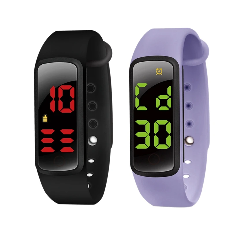 2X Potty Training Watch - Water Resistant Baby Reminder Timer LED Display, 9 Loop Songs -Black & Purple
2X Potty Training Watch - Water Resistant Baby Reminder Timer LED Display, 9 Loop Songs -Black & Purple