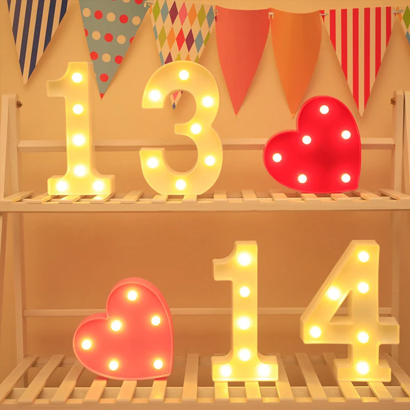 LED Luminous Alphabet Light Letter Light Number Lamp for Christmas Wall Wedding Birthday Decoration Night Light Home Accessories
LED Luminous Alphabet Light Letter Light Number Lamp for Christmas Wall Wedding Birthday Decoration Night Light Home Accessories