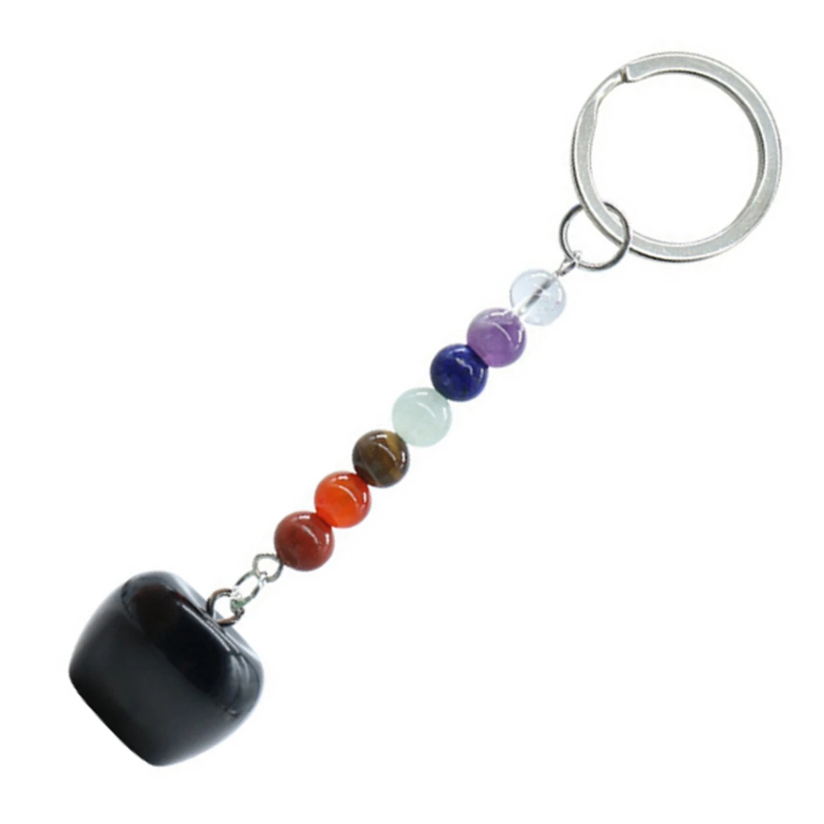 Black Obsidian Apple keychain for Bags Key with 7 Chakra Stone Beads Chain Natural Gemstone Fruits Pendants Keyrings
Black Obsidian Apple keychain for Bags Key with 7 Chakra Stone Beads Chain Natural Gemstone Fruits Pendants Keyrings