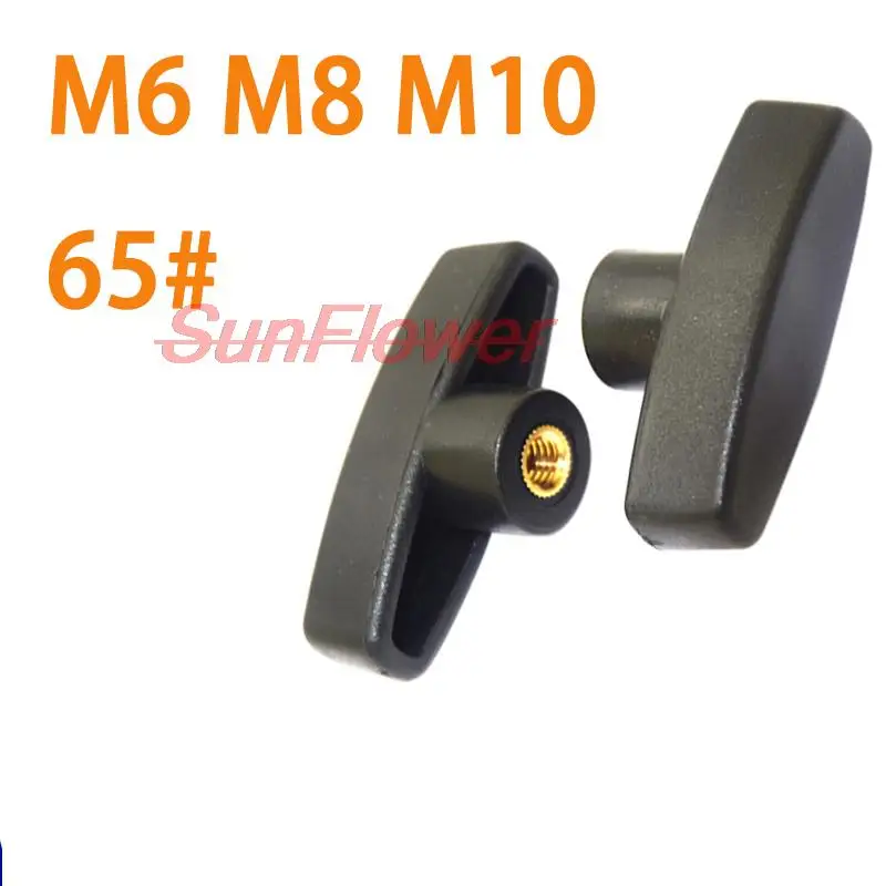 Slotted Hand Nut 2pcs/Lot M6 M8 M10 65# T Type Hand Adjusting Nut / T Type Plastic Head Handle Nuts Wood Plum Bolt
Slotted Hand Nut 2pcs/Lot M6 M8 M10 65# T Type Hand Adjusting Nut / T Type Plastic Head Handle Nuts Wood Plum Bolt