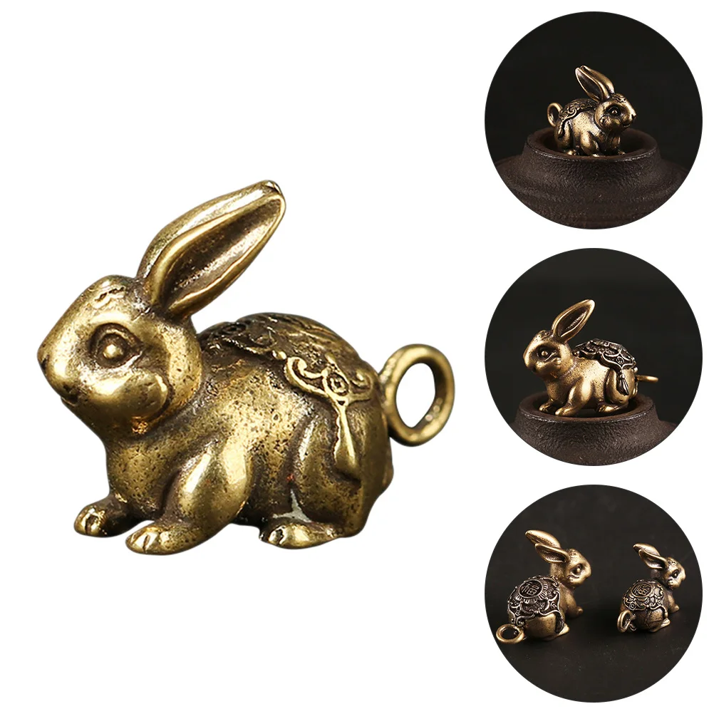 Rabbit Pendant Key Necklace Fortune Charm Brass DIY Keychain Charms Copper Chinese Charms Protection
Rabbit Pendant Key Necklace Fortune Charm Brass DIY Keychain Charms Copper Chinese Charms Protection