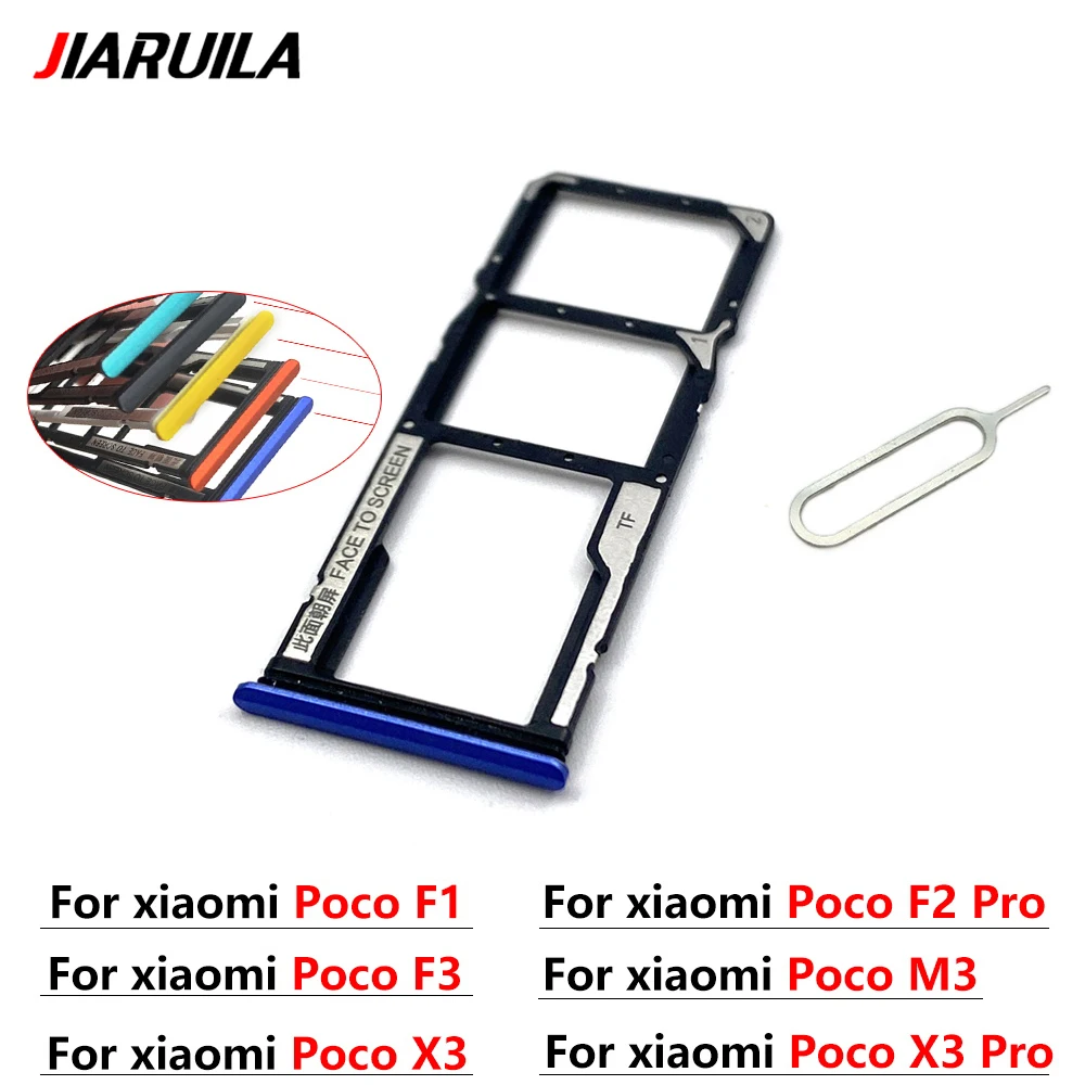 For Xiaomi Poco X3 NFC Sim Tray Holder SIM Card Tray Slot Holder Adapter Socket Replacement Part For Xiaomi Poco X3 F2 Pro M3 F1
For Xiaomi Poco X3 NFC Sim Tray Holder SIM Card Tray Slot Holder Adapter Socket Replacement Part For Xiaomi Poco X3 F2 Pro M3 F1