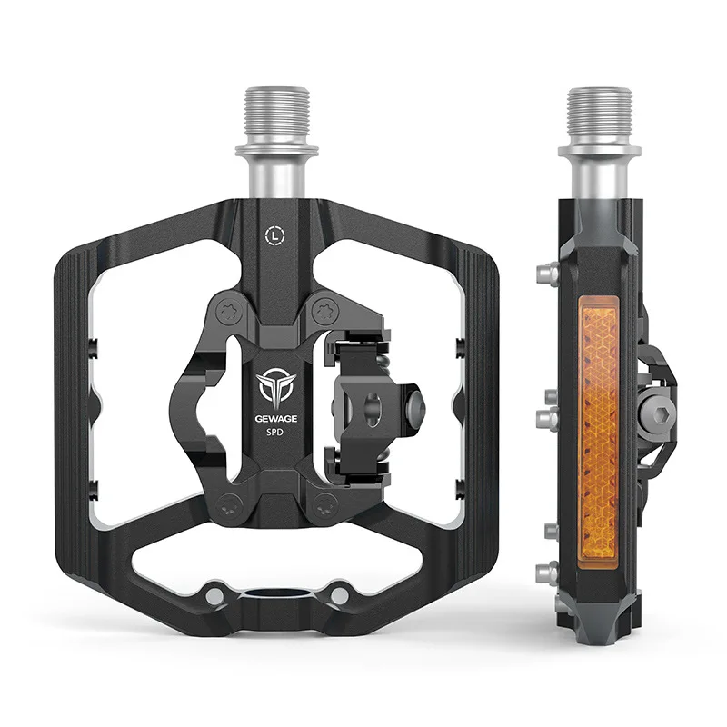 Bicycle Pedals Triple Perrin Mountain Bike Lock Pedal To Flat Aluminum with Reflective Sheet SPD MTB Pedal
Bicycle Pedals Triple Perrin Mountain Bike Lock Pedal To Flat Aluminum with Reflective Sheet SPD MTB Pedal