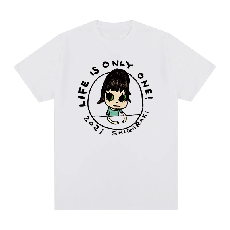 Yoshitomo Nara life is only one Cute Girl Japanese Anime Cartoon t-shirt Cotton Men T shirt New TEE TSHIRT Womens
Yoshitomo Nara life is only one Cute Girl Japanese Anime Cartoon t-shirt Cotton Men T shirt New TEE TSHIRT Womens