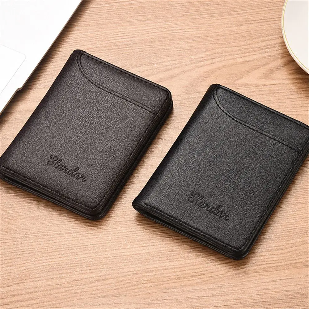 Slim Credit Card Thin Wallet PU Leather Bifold Money Clip Short Leather Purses Men Wallet ID Card Holder
Slim Credit Card Thin Wallet PU Leather Bifold Money Clip Short Leather Purses Men Wallet ID Card Holder