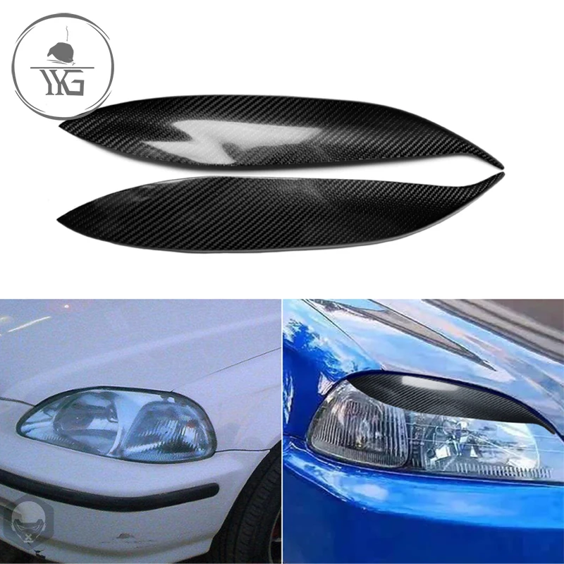 For Honda Civic 1996-1998 Carbon Racing Sports Vehicle Eyebrow Sticker Eyelashe Lips Auto Headlight Eyelid Trim Car Accessories
For Honda Civic 1996-1998 Carbon Racing Sports Vehicle Eyebrow Sticker Eyelashe Lips Auto Headlight Eyelid Trim Car Accessories