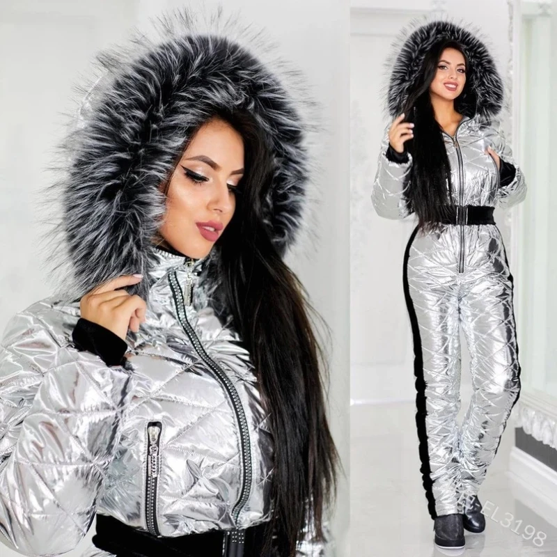 Winter Ski Warm Jumpsuits Parkas Women Slim Fit Long Sleeves High Waist Jumpsuits Women Stand Collar Hooded Straight Jumpsuits
Winter Ski Warm Jumpsuits Parkas Women Slim Fit Long Sleeves High Waist Jumpsuits Women Stand Collar Hooded Straight Jumpsuits