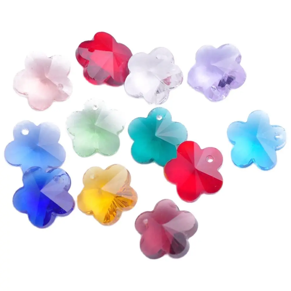10pcs Crystal Glass Drops 14mm Flower Shape Loose Crafts Beads Top Drilled Pendants for Jewelry Making DIY Crafts
10pcs Crystal Glass Drops 14mm Flower Shape Loose Crafts Beads Top Drilled Pendants for Jewelry Making DIY Crafts