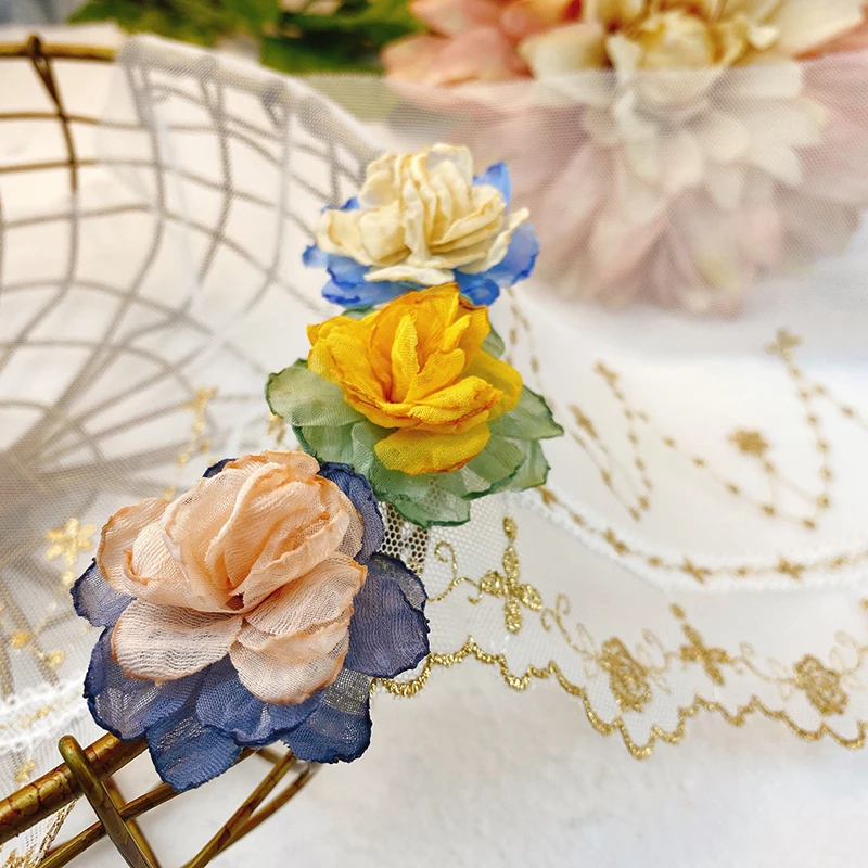 1Pcs Cloth Artificial Flowers Three-dimensional Flower Fake Flowers DIY Bridal Hairpin Clothing Crafts Accessories Home Wedding
1Pcs Cloth Artificial Flowers Three-dimensional Flower Fake Flowers DIY Bridal Hairpin Clothing Crafts Accessories Home Wedding