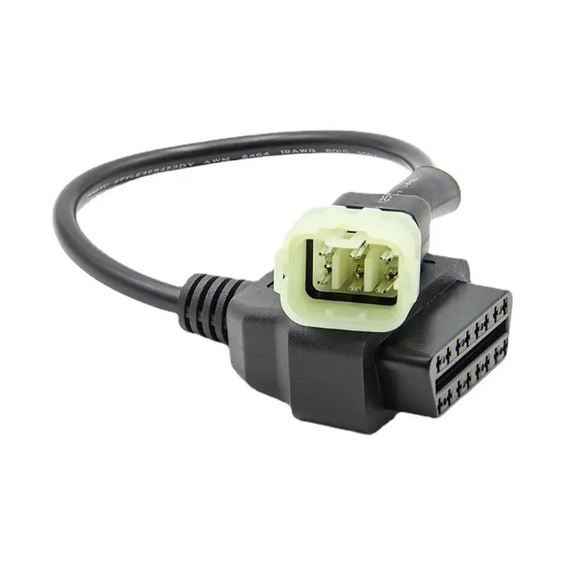 Diagnostics OBD 16Pin To 6 Pin For Motorcycle Adaptor Cable For Motorcycle Fault Detection Connector Tool Car Accessories
Diagnostics OBD 16Pin To 6 Pin For Motorcycle Adaptor Cable For Motorcycle Fault Detection Connector Tool Car Accessories