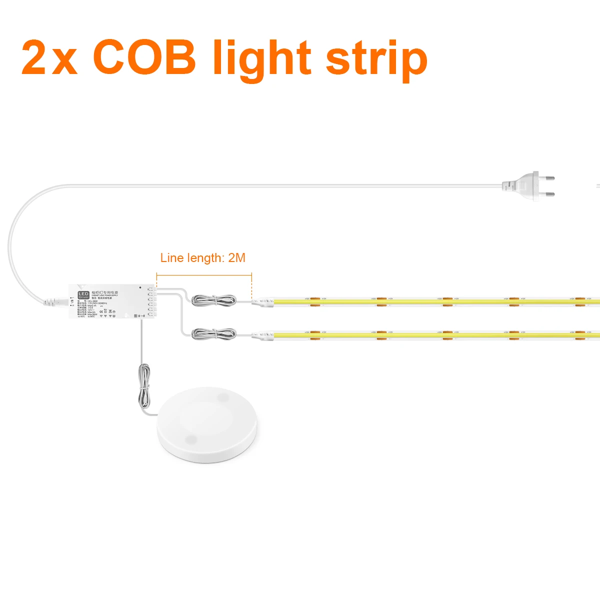 MALITAI COB светодиодная лента для шкафов 100см
MALITAI COB светодиодная лента для шкафов 100см