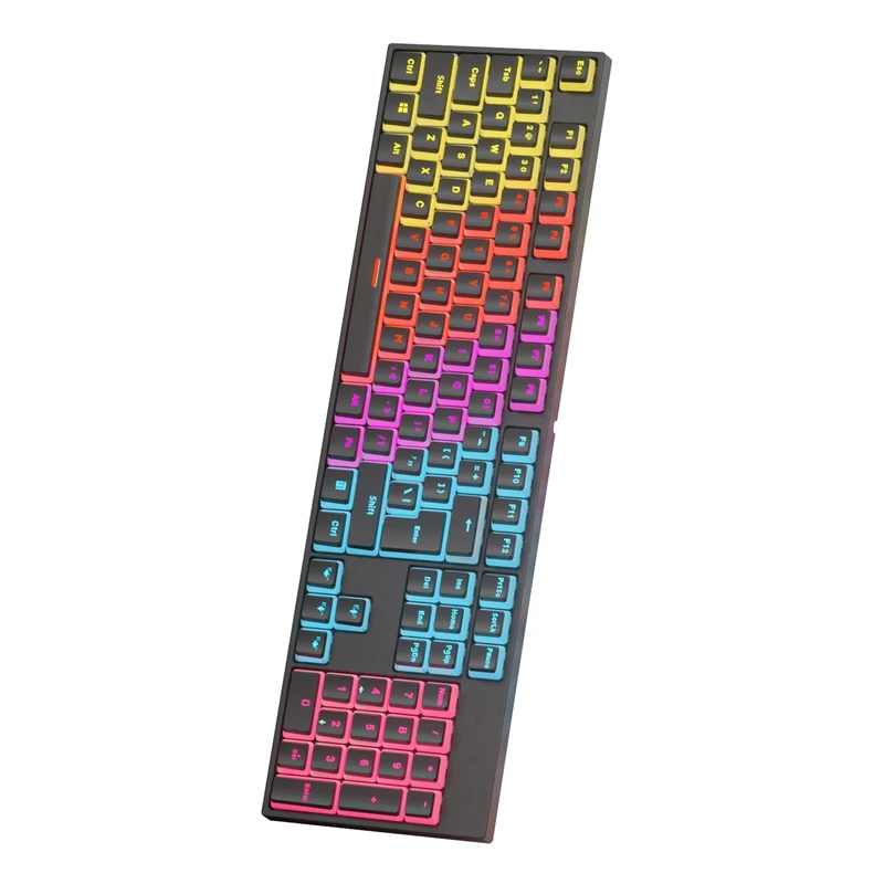104 Keys Mechanical Keyboard RGB Backlit Wired Keyboard For Laptop Desktop Office Game Mechanical Keyboard
104 Keys Mechanical Keyboard RGB Backlit Wired Keyboard For Laptop Desktop Office Game Mechanical Keyboard