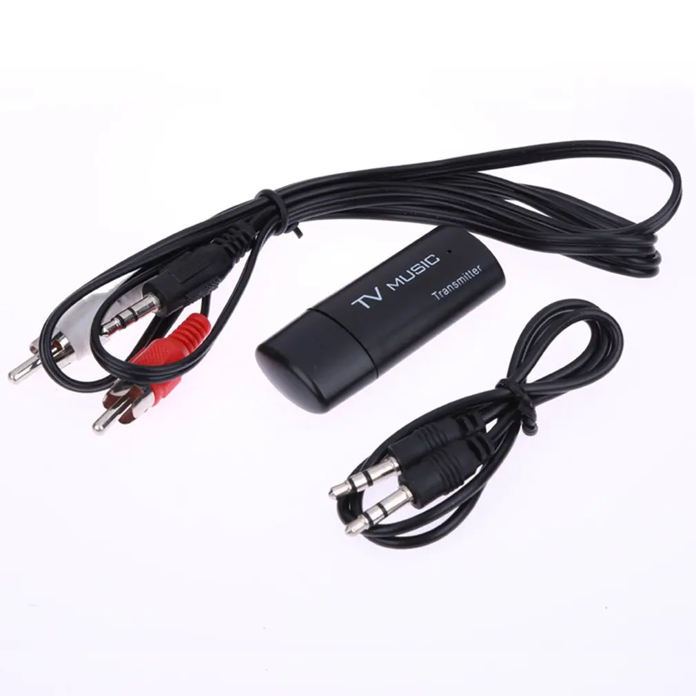 Black USB Audio Transmitter Wireless Stereo Music Box Dongle Adapter for TV MP3 PC
Black USB Audio Transmitter Wireless Stereo Music Box Dongle Adapter for TV MP3 PC