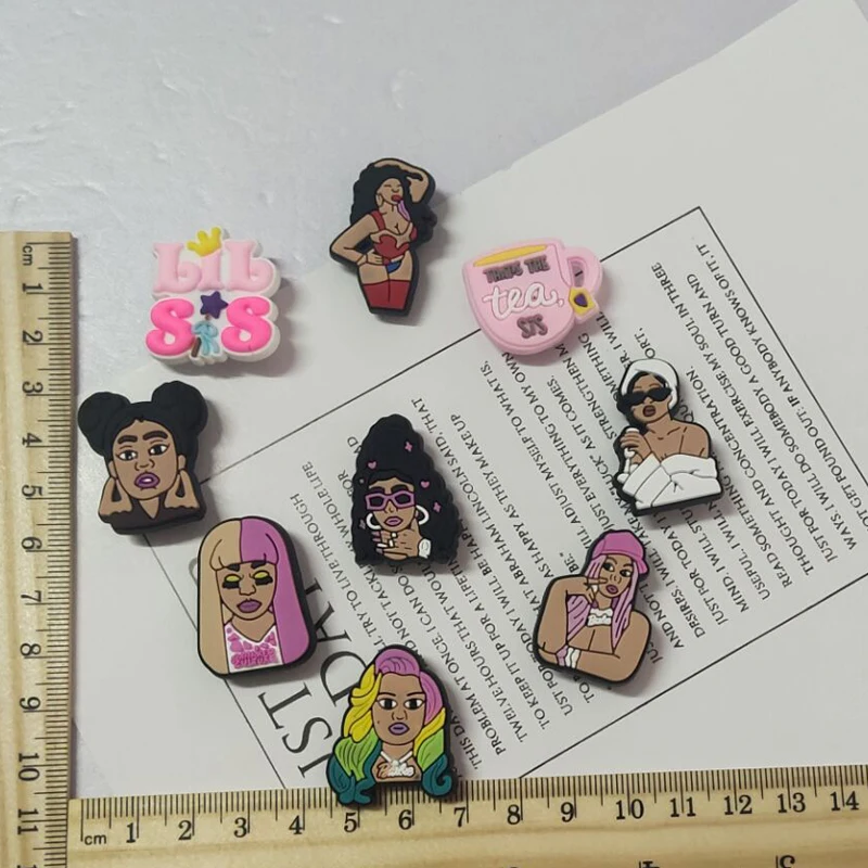 Croc Charms PVC Shoe Charms DIY Fashion Women Aceessories Clogs Decorations Cartoon Shoe Charms Clogs Buckle
Croc Charms PVC Shoe Charms DIY Fashion Women Aceessories Clogs Decorations Cartoon Shoe Charms Clogs Buckle