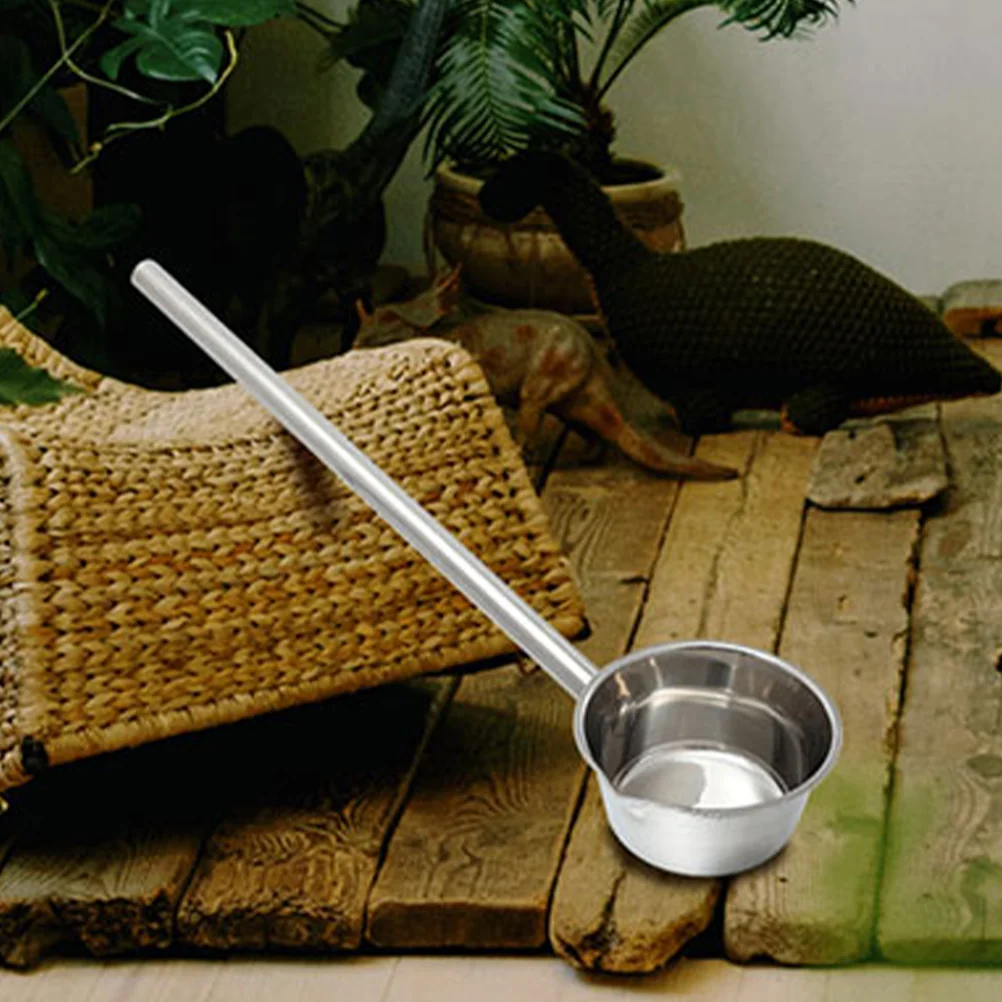 2 Pcs Stainless Steel Spoon Watering Scoop Spout Long Handle Ladle Kitchen Supply Round Garden Household
2 Pcs Stainless Steel Spoon Watering Scoop Spout Long Handle Ladle Kitchen Supply Round Garden Household