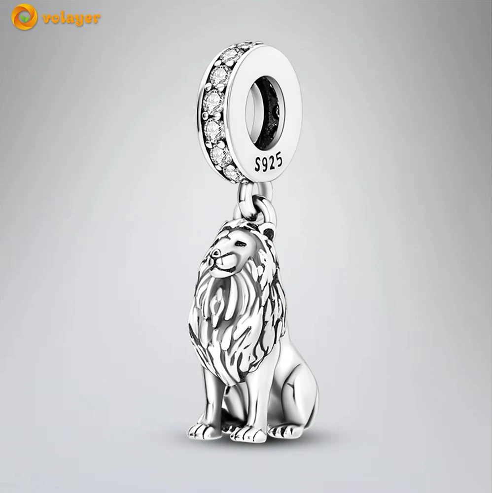 Volayer 925 Sterling Silver Beads The Lion Dangle Charm fit Original Pandora Bracelets for Women DIY Jewelry Making
Volayer 925 Sterling Silver Beads The Lion Dangle Charm fit Original Pandora Bracelets for Women DIY Jewelry Making