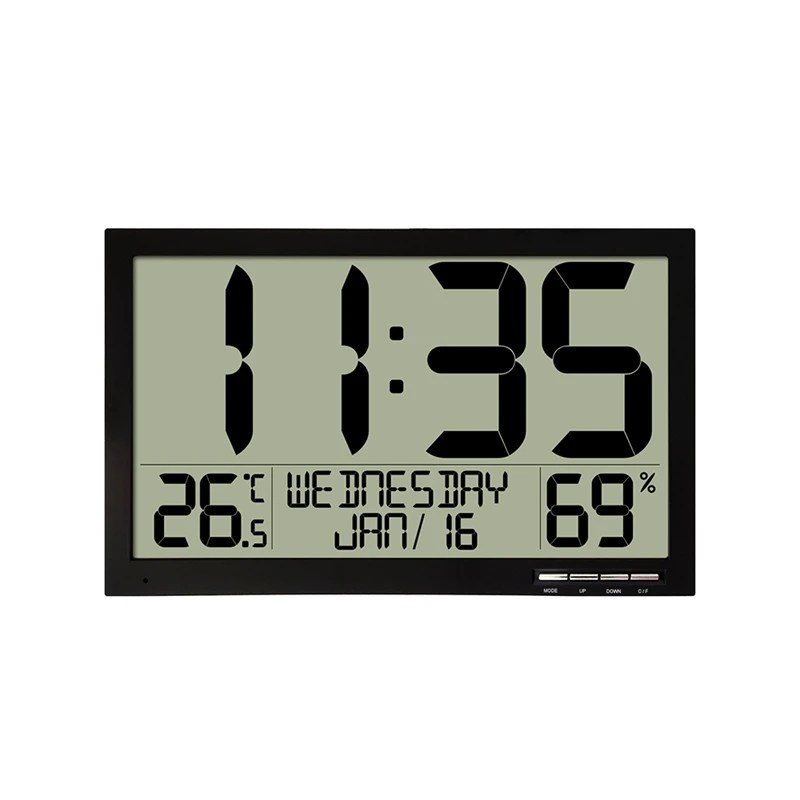 Large Screen Digital Wall Clock Home Electronic Wall Clock Student Electronic Alarm Clock Digital Display Desk Clock
Large Screen Digital Wall Clock Home Electronic Wall Clock Student Electronic Alarm Clock Digital Display Desk Clock