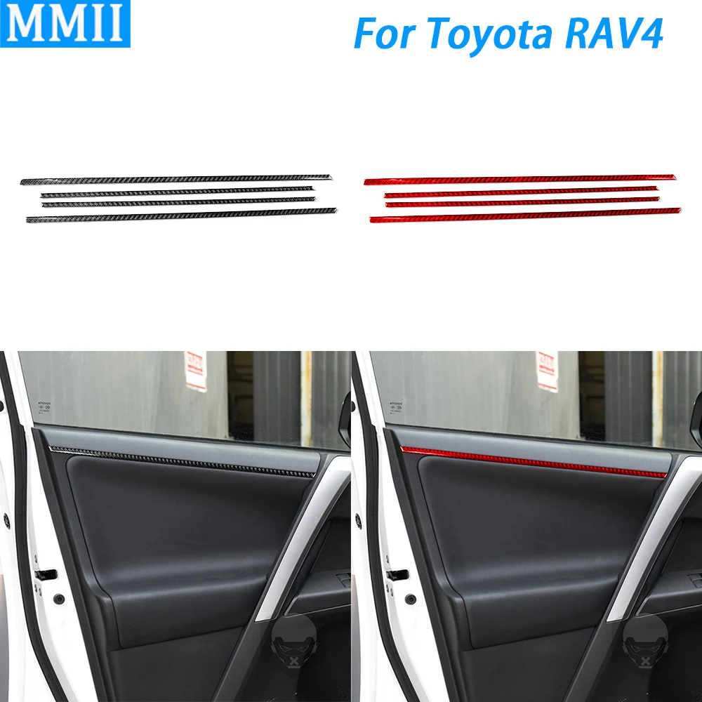 For Toyota RAV4 2016-2017 Carbon Fiber Door Inner Panel Decorative Strips Car Interior Decoration Styling Accessories Sticker
For Toyota RAV4 2016-2017 Carbon Fiber Door Inner Panel Decorative Strips Car Interior Decoration Styling Accessories Sticker